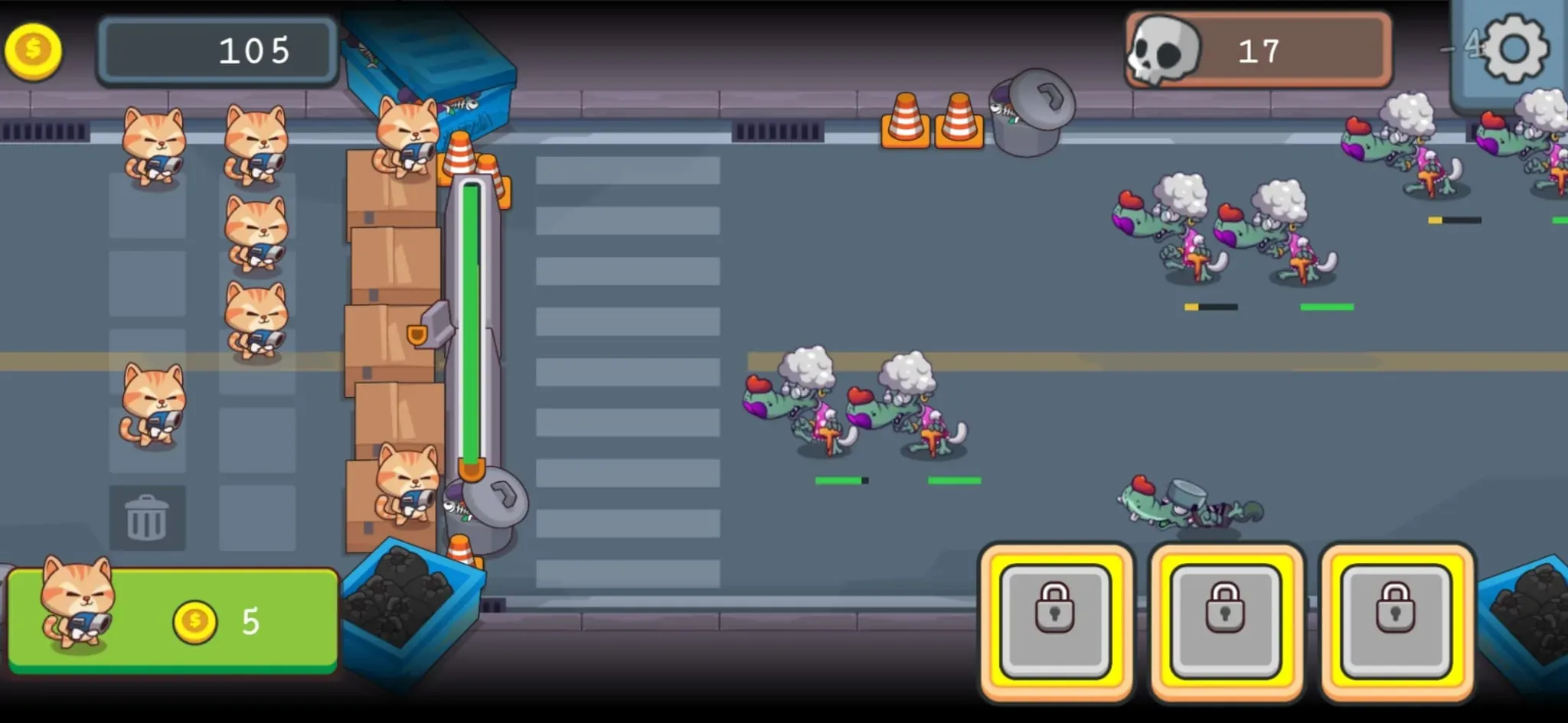 Merge Cats Defender screenshot 1